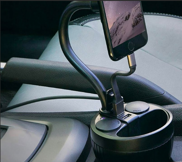 Jkapy Cup Holder Phone Mount for Car,2 in 1