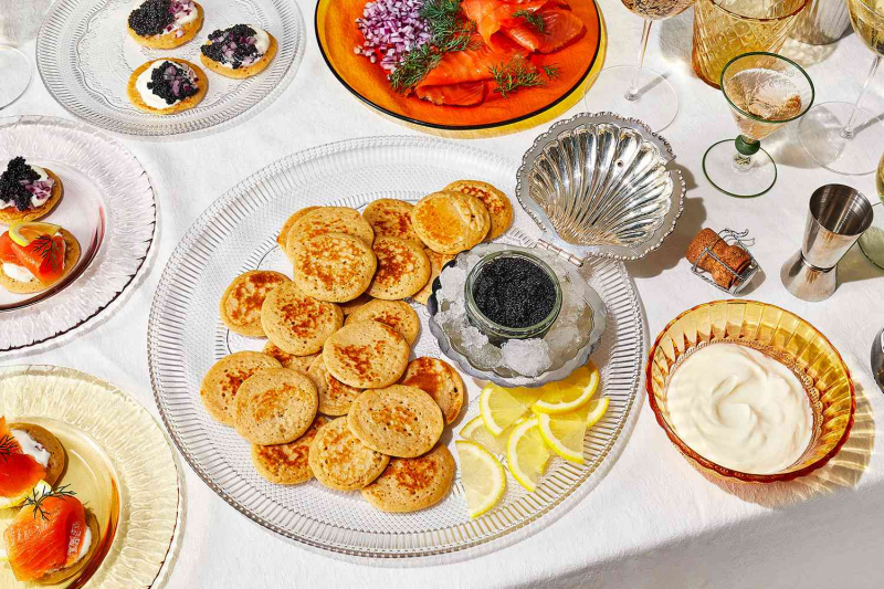 Russian Blini (Buckwheat Pancakes)