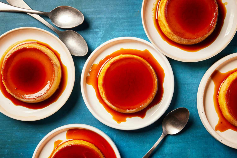 You Only Need 5 Ingredients for These Silky Mango Flans