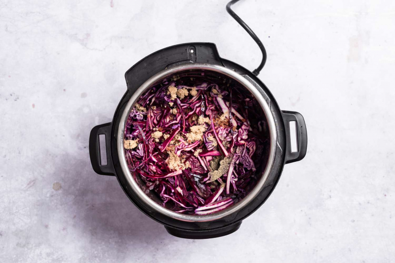 Instant Pot Braised Red Cabbage