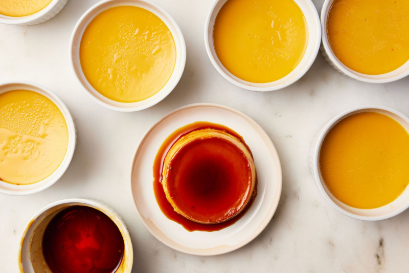 You Only Need 5 Ingredients for These Silky Mango Flans