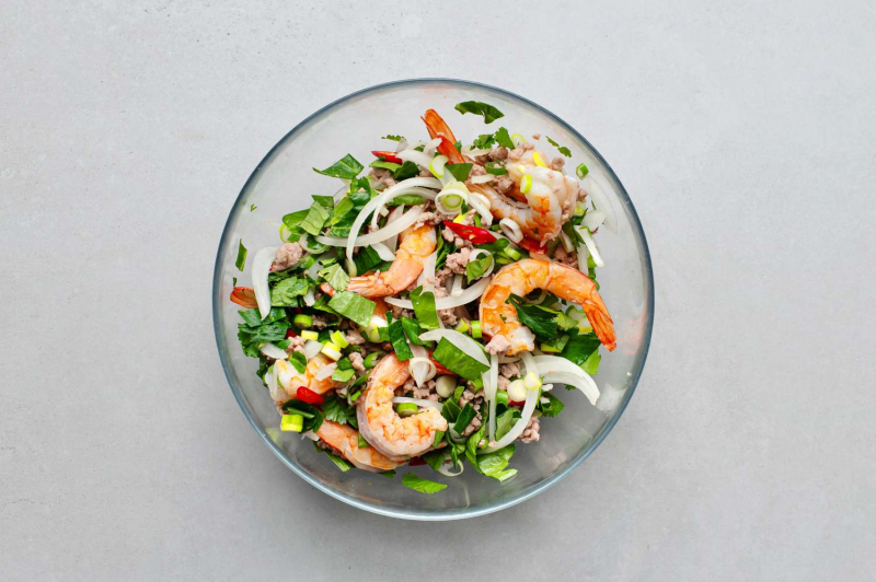 Thai Shrimp Salad (Shrimp Yum Goong)