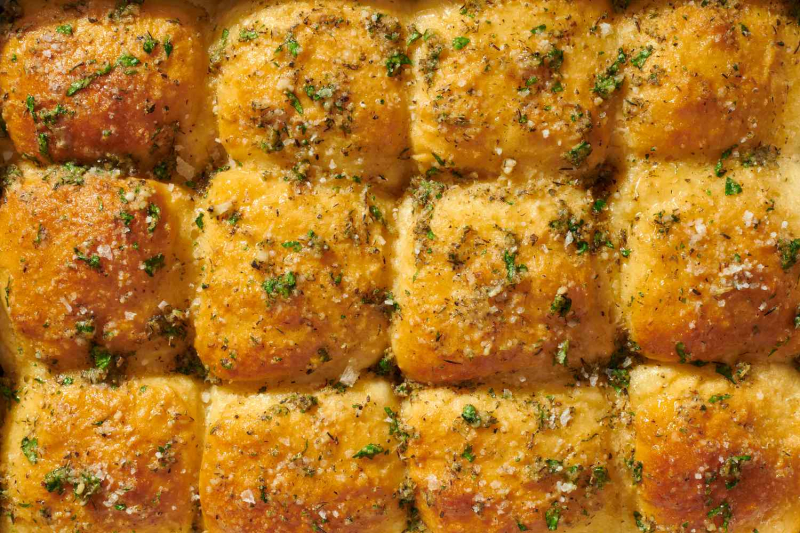 Herb and Parmesan Pull-Apart Rolls