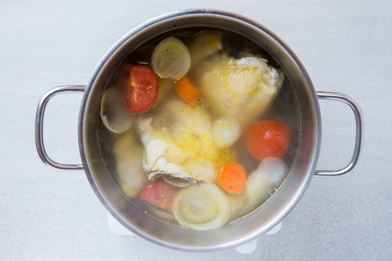 ABC soup (carrot, tomato, & potato soup)
