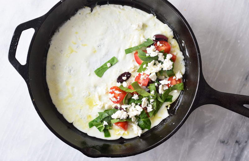 Egg White Greek Omelet